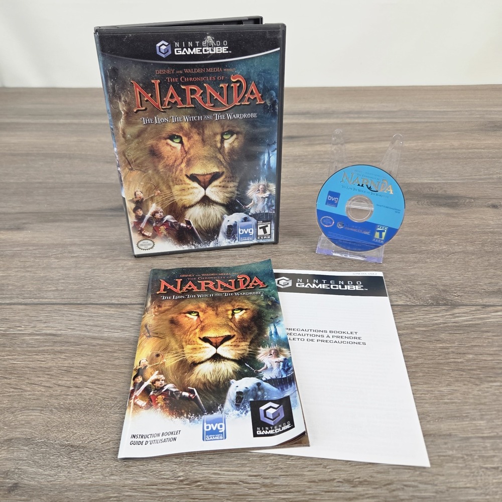 Narnia The Lion The Witch and The Wardrobe Nintendo GameCube Complete CIB Tested